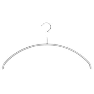 Percha Delgada de Metal Plateada de 40cm para Secar Ropa, Apta para Planchado - Product Image 1
