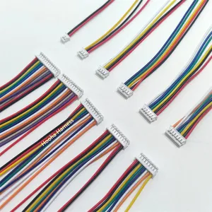 custom wire harness cable assembly 2pin 2 3 4 5 6 7 8 9 10 11 12 13 pin 1.5 mm pitch jst zhr connector zh