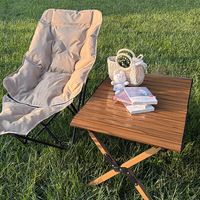 Table pliante d'extérieur portable ultra-légère, table à roulettes pour pique-nique et barbecue, table de pique-nique pliable d'extérieur