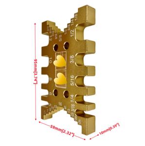 Non-electric Woodworking/flooring Calipers Customized Measuring <strong>Tools</strong> CNC Machining Services Aluminum Anodizing Cover - Product Image 1