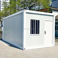 Garage préfabriqué en panneaux sandwich en acier Geovance, abri moderne, pavillon, maisons, design moderne du milieu du siècle, écologique