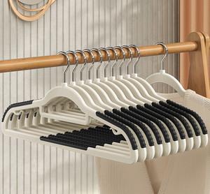 <span class=keywords><strong>Cintre</strong></span> pour adulte en plastique à épaules larges cintres pour costume antidérapant épaissi sans trace magasin de vêtements porte-vêtements - Product Image 4