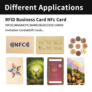 Toptan Bambu Anahtar Kartı İşletmesi N216 UTL M1k UV Baskılı Ahşap RFID Kartlar - Product Image 5