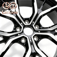 Llanta de coche forjada ligera, estructuralmente optimizada para mejorar la respuesta en curvas y la estabilidad en la carretera