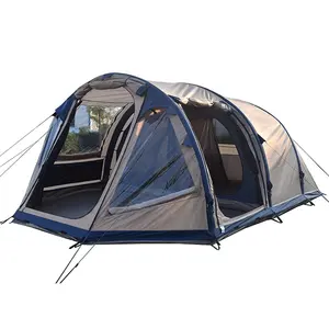 Luxe 5-6 Persoon Outdoor Air Beam Pole Ondersteuning Tent Opblaasbare Air Tube Frame Camping Tent Met Over-overdrukventiel