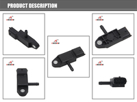 Capteur de pression absolue du collecteur d'admission MAP pour DACIA Logan NISSAN OPEL RENAULT 99-18 0281002593 8200225971