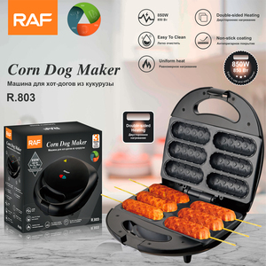 Machine à Sandwichs et à Corn Dogs Électrique RAF R.803, Chauffage Uniforme Double Face, Revêtement Antiadhésif - Product Image 2