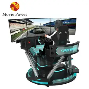 vr 3 screen car racing virtual reality simulator