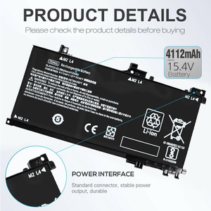Hot Deal 15.4V 63.3Wh 4112mAh Durable Cycle TE04XL <b>Battery</b> for HP Pavilion 15-BC218TX 15-BC219TX New <b>Battery</b> - Product Image 6