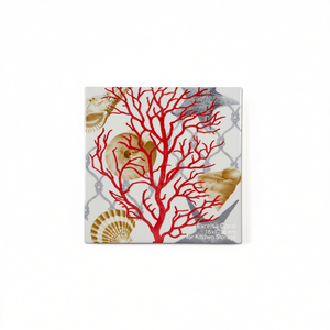 Sottopentola in Ceramica Excelsa Coral Multicolore 16x1x16 cm per Organizzazione Cucina - Product Image 3