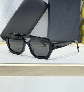 Retro sang trọng ĐÔI CẦU Kính mát vuông kính uv 400 Kính mát <span class=keywords><strong>2025</strong></span> Mens thời trang Kính mát Acetate - Product Image 3