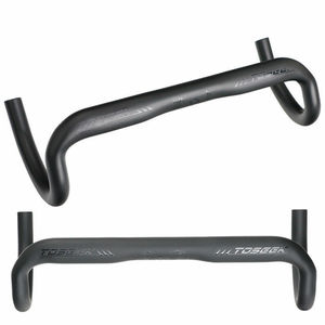 <span class=keywords><strong>TOSEEK</strong></span>-<span class=keywords><strong>Manillar</strong></span> de bicicleta de carretera, <span class=keywords><strong>manillar</strong></span> de fibra de carbono de 400/420/440mm y 31,8mm - Product Image 2