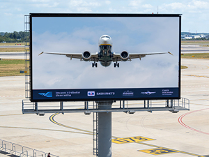 จอแสดงผลโฆษณากลางแจ้งแบบติดตั้งถาวร ความละเอียด 4K LED วิดีโอวอลล์ ความสว่างสูง อ่านได้แม้กลางแดด รุ่น SL6.6 มาตรฐานกันน้ำ IP66 ความถี่ 7680Hz 160 - Product Image 2