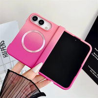 Étui de téléphone portable magnétique à dégradé de luxe pour iPhone Duo, coque arrière antichoc en PC rigide avec charge sans fil