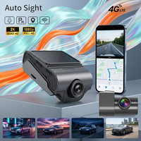 Cámara para Coche de Doble Lente 2K+1080P con WiFi 4G, GPS en Tiempo Real, Sensor G, Grabación en Bucle y Monitoreo de Estacionamiento