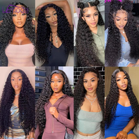 Extensiones de Cabello Humano Virgen al por Mayor, Ondulado Profundo Vietnamita, Rizado, Ondulado Natural Camboyano, Ondulado Profundo Vietnamita Súper Doble Trama
