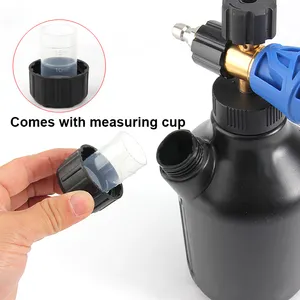 High Pressure Black Color With Measurement Cleaning Quick Connector Foam Cannon Car Wash Cleaning Tools
