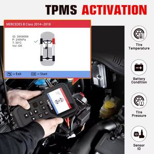 Alat Diagnostik Aktivasi Ban TPMS CRT5011E 315MHz 433MHz, Pemrograman Aktivasi Sensor, Pembelajaran, Pembacaan, Scanner OBD2 - Product Image 4