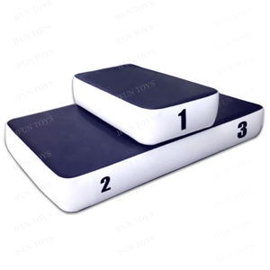 Podio <span class=keywords><strong>de</strong></span> <span class=keywords><strong>Gimnasia</strong></span> <span class=keywords><strong>de</strong></span> Tres Niveles, Podio Inflable para Competencias Deportivas, Podio Portátil para Ganadores, Podio para Eventos Deportivos y Premios - Product Image 2