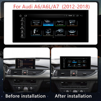 Système multimédia automobile Android Qualcomm, CarPlay sans fil, Android AUTO, écran 12,3 pouces, 10,25 pouces pour Audi A6 A7 C7, lecteur vidéo automobile, radio