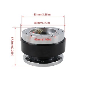 อะแดปเตอร์ปลดเร็วพวงมาลัย อลูมิเนียมอัลลอยด์ สำหรับรถแข่ง รุ่น Swp007 พร้อมหรือไม่มีโลโก้ Sp - Product Image 2