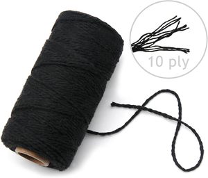 Hilo de Algodón Reciclado de Baja Torsión, Hilo Suave para Tejer, Hilo Teñido en Base - Product Image 2