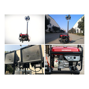 Torre de Iluminación Konda LED de 4000W, Sistema de Iluminación Móvil Portátil con Generador para Obras de Construcción - Product Image 4
