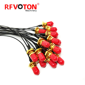 銅<span class=keywords><strong>UFL</strong></span>メス〜<span class=keywords><strong>SMA</strong></span>メス1.13 RF同軸延長防水ピグテールケーブルPVCジャケット付き - Product Image 3