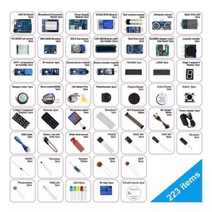 Kit de démarrage Arduino Uno R3 avec modules de capteurs, breadboard et câbles pour projets DIY - Product Image 5
