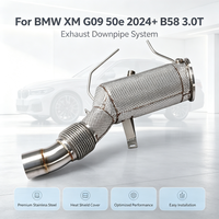 Sistema de Escape de Alto Flujo con Protección Térmica de Acero Inoxidable Premium para BMW XM G09 50e 2024+ B58 3.0T, Sonido de Escape Ajustado