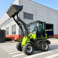Machines de construction petit tracteur de jardin site minier de sable 4x4 2.5 tonnes chargeuse-pelleteuse chargeuse sur pneus Mini chargeuse Diesel haute