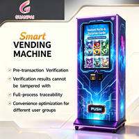 Máquina Expendedora de Alimentos Automatizada de Bajo Consumo Energético, Compatible con SDK, Código QR, Pantalla Táctil, Cambio de Monedas, Pago Múltiple, Basada en la Nube