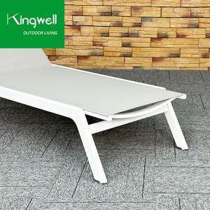 Precio al por mayor, juego de muebles de piscina comercial, tumbonas de playa portátiles de aluminio impermeables, tumbonas apilables, patio, <span class=keywords><strong>Hotel</strong></span> - Product Image 6