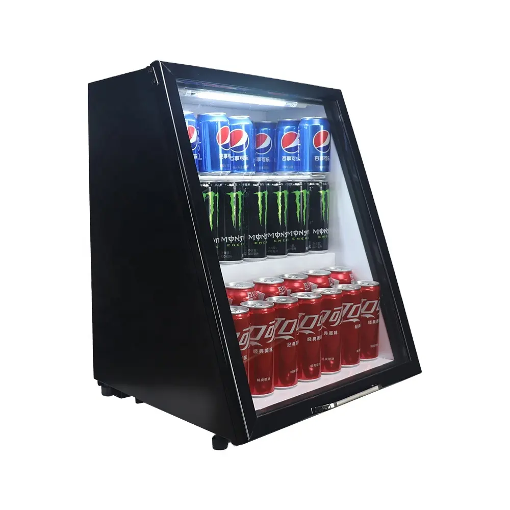 Tisch getränk Mobile Cooler Commercial Display Kühlschrank