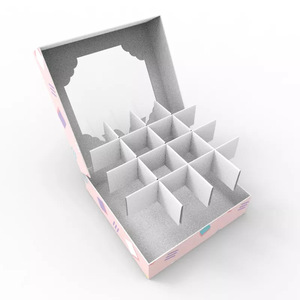 Scatola Regalo Quadrata Rosa con 16 Scomparti per Baby Shower delle Bambine - Product Image 4