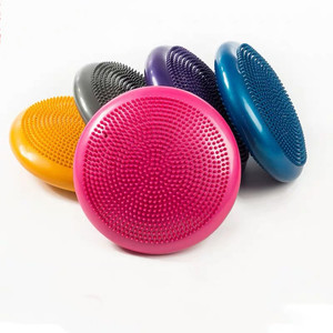 Cojín de equilibrio inflado por aire para ejercicio y fitness al por mayor, disco oscilante de estabilidad y masaje - Product Image 1