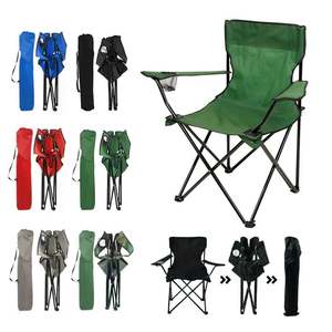 Silla de Camping Plegable Portátil y Moderna para Exteriores, Ligera, con Portavasos, para Picnic y Playa - Product Image 1