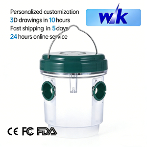 กับดักแมลงวันผลไม้ในสวน ใช้พลังงานแสงอาทิตย์ วัสดุ ABS กันน้ำ IPX4 กำจัดผึ้งและตัวต่อ มีสินค้าในสต็อก - Product Image 1