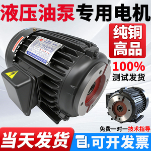 Moteur dédié à la pompe hydraulique 0,75KW 1,5KW 2,2KW 3,75KW en cuivre pur, mini-moteur AC de haute qualité - Product Image 3