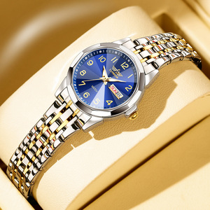 Reloj - Un pequeño reloj de cuarzo con forma de diamante, de nicho, lujoso, exquisito y moderno para damas. - Product Image 3