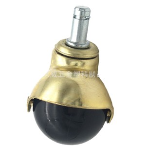 Junwei Ball Caster 50 Mm <b>Swivel</b> Mute Furniture Wheel With Brass Housing - Product Image 1