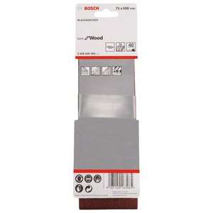 BOSCH - 2608606062 Jeu de bandes abrasives X440 75x508mm (3 pièces) -EAN 3165140163989 ABRASIFS PAPIERS ABRASIFS - Product Image 2