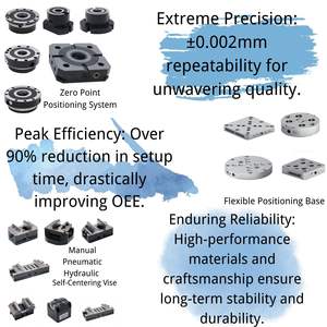 Высокоточный двойной порок силы с механизмом анти-подъема для фрезерования и шлифования - Product Image 6