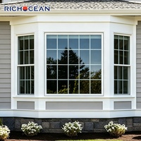 Fenêtres en baie RICHOCEAN de style victorien, insonorisées, en aluminium, triple vitrage, économie d'énergie, pour balcon