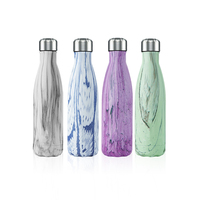 Botella Inteligente de Acero Inoxidable 18/8 de 500 ml, Aislamiento al Vacío de Doble Pared, Ecológica, con Sensor, Apta para Estudiantes