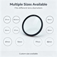 Filtre d'objectif de protection UV OEM d'usine 52mm-82mm, verre multi-couches, cadre en aluminium, ultra-mince, étanche, pour objectifs d'appareil photo reflex numérique