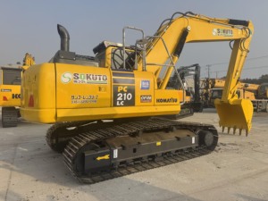 Excavadora Komatsu PC210 usada, eficiente oruga hidráulica de 21 toneladas para construcción civil y desarrollo industrial - Product Image 2