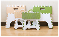 Tabouret pliable en plastique de haute qualité escabeau pliant solide tabourets en plastique pliants légers
