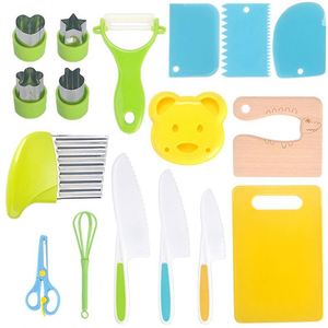 Elarve 13/17 Piezas Juego de Cuchillos de Cocina Seguros para Niños Pequeños para Cocinar de Verdad - Product Image 2