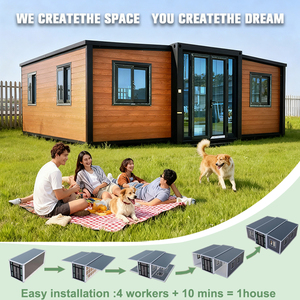 Sang Trọng Đúc Sẵn Nhà Tùy Chỉnh Sống Mô-đun Ngoài Trời Cắm Trại Di Động Nhà Mở Rộng Gấp Container Nhà - Product Image 2